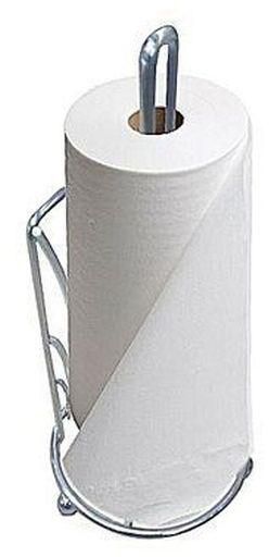 Serviette Roll Holder/ Kitchen Paper Towel & Napkin Holder - Silver....