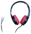 Gigamax Gm-008 With Microphone Wired Headphone Black\Red