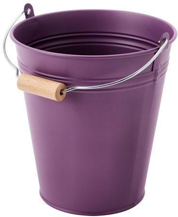 Bucket/plant pot, in/outdoor, lilac