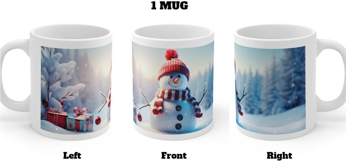 Christmas Snowman Mug Wrap