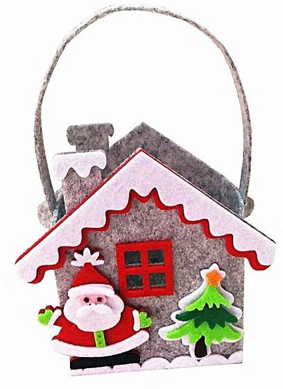 HOT Cute Xmas Christmas Party Decor Gift Bags Sweet Candy XMAS Stocking Handbag 