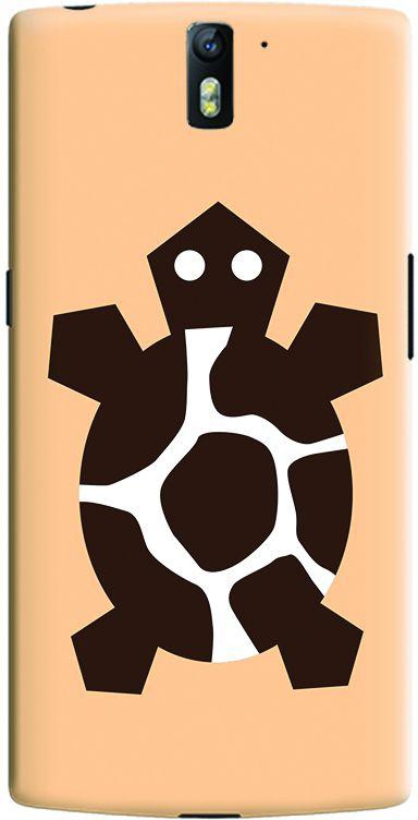 Stylizedd OnePlus One Slim Snap Case Cover Matte Finish - Tribal Turtle