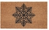 VINTER 2017 Door mat, snowflake natural, grey