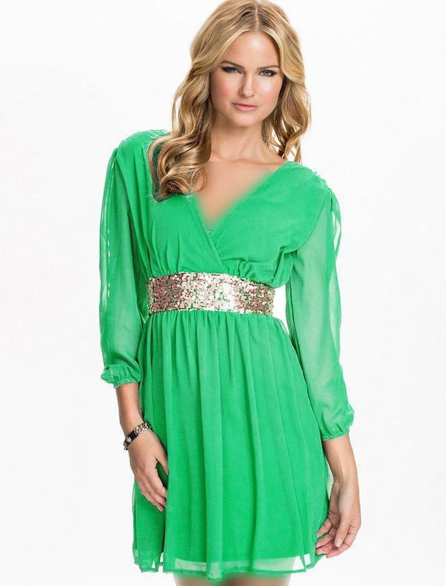 Plus Size Dress for women,Green,XL