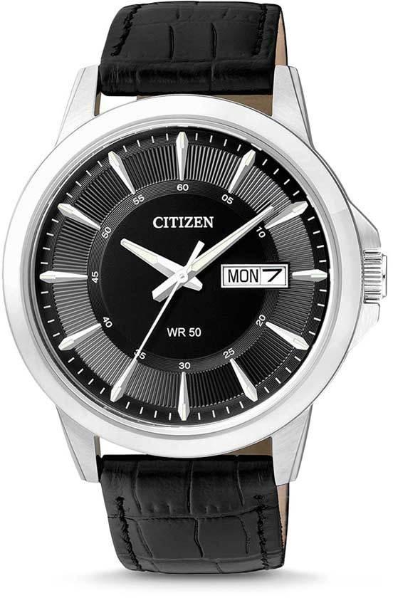 Citizen BF2011-01E Men’s Quartz Analog Leather Medium Watch