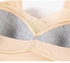 2PCS Fashion Deep Cup Bra, Lace Push Up Wireless Bra For Women Plus Size Full Coverage Seamless Bras (Color : F, Size : X-Large)