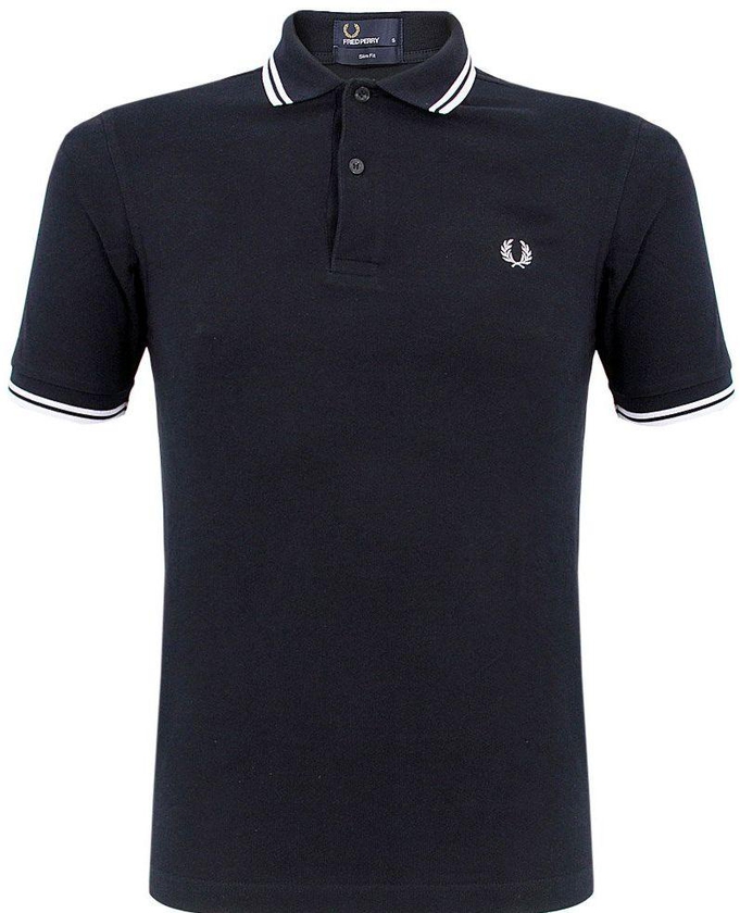 Fred Perry Polo Shirt For Men, Blue, S, M3600-238