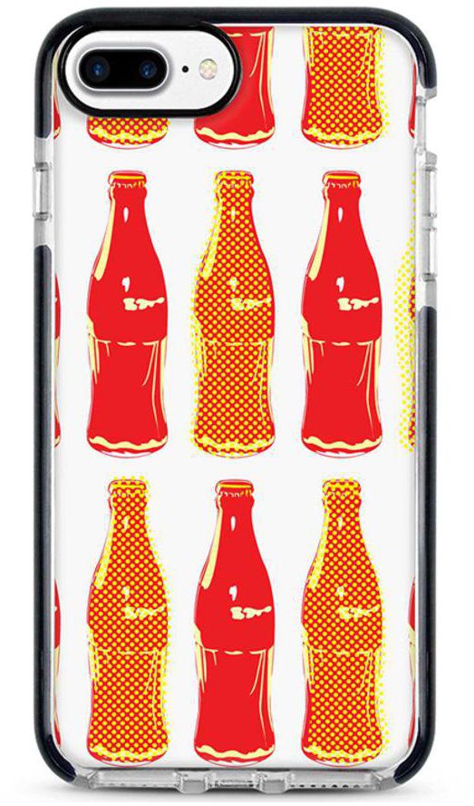 Protective Case Cover For Apple iPhone 8 Plus Retro Cola Full Print