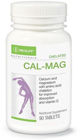 Neo Life NEOLIFE Chelated Cal-Mag With 500 IU Vitamin D3 - 90 Tablets