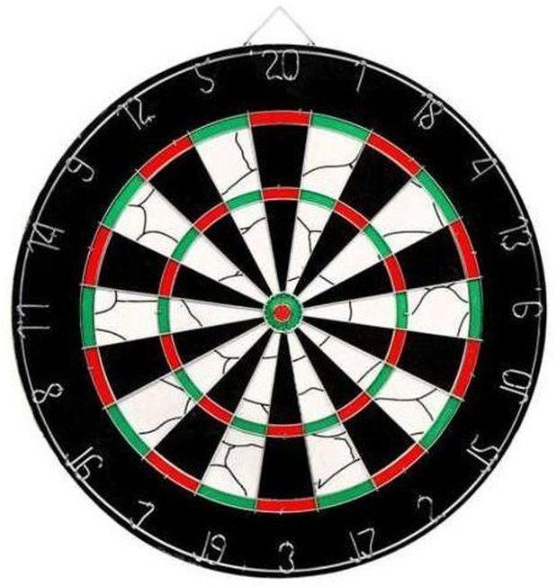 Flocked Dart Board Game With Dart Arrows