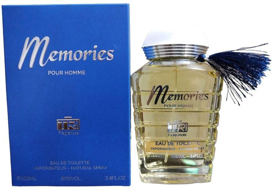 TRI Fragrances Memories - EDT - For Men - 100 ML
