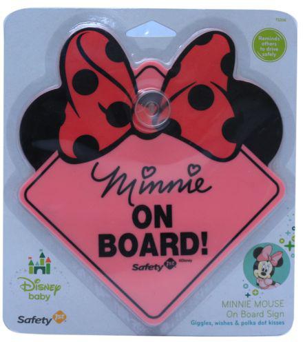 Safety1St Baby On Board Sign- Minnie On Board