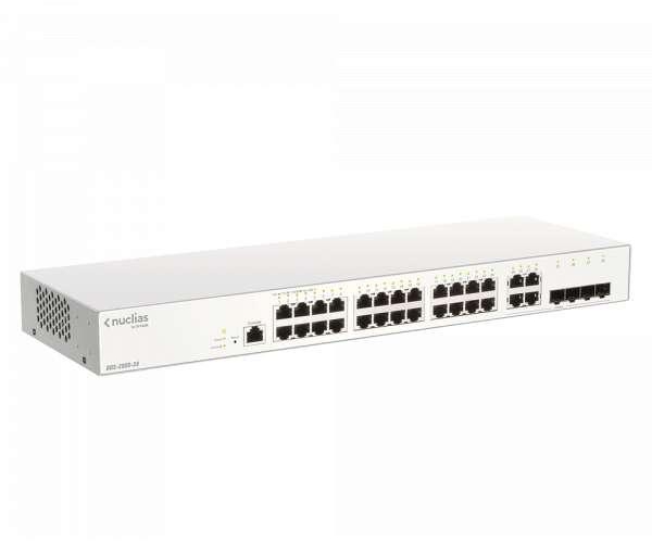 D-Link DBS-2000-28 24-Ports 10/100/1000Mbps + 4-Ports Combo GE/SFP Cloud Networking Switch