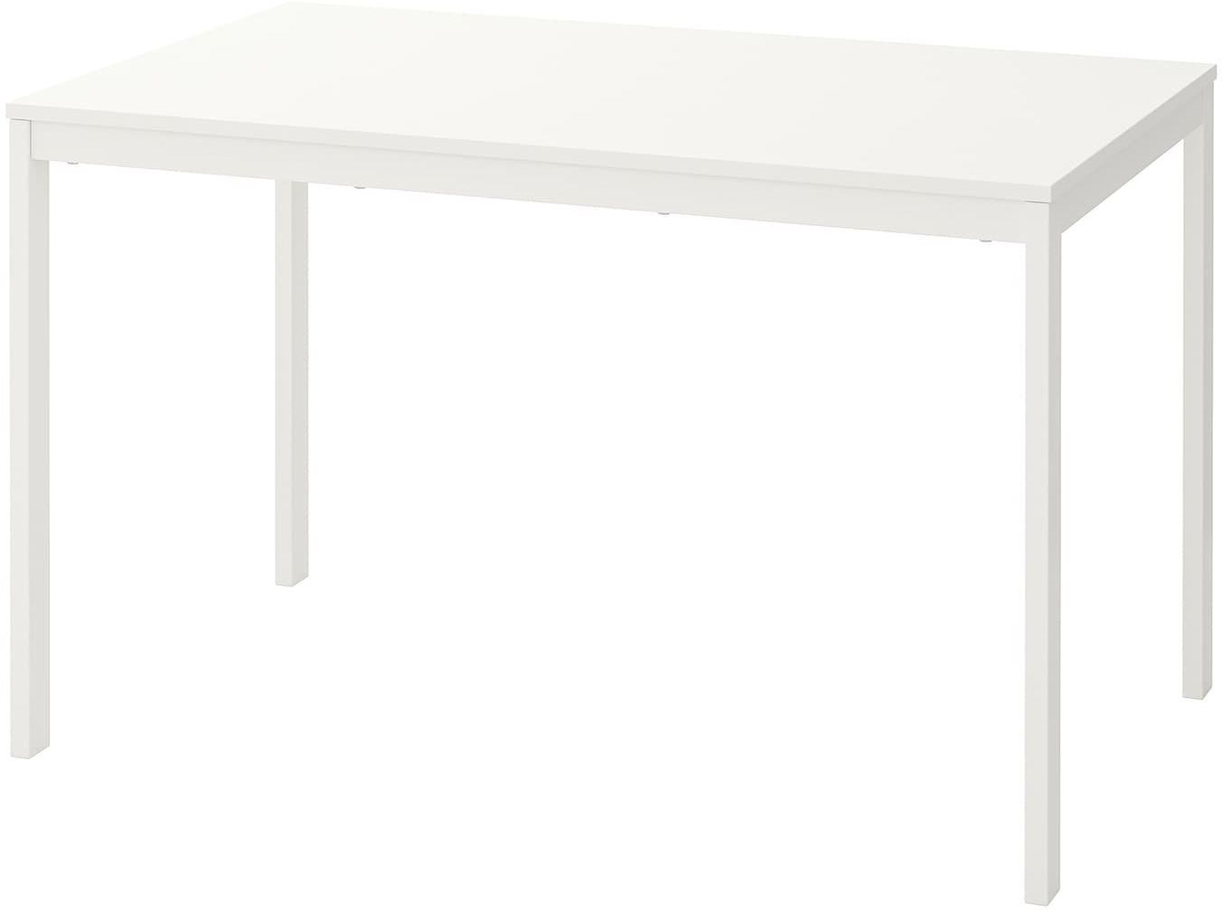 VANGSTA Extendable table - white 120/180x75 cm