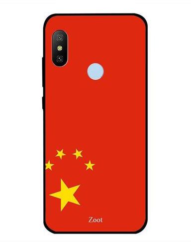 Protective Case Cover For Xiaomi Redmi Note 6 Pro China Flag