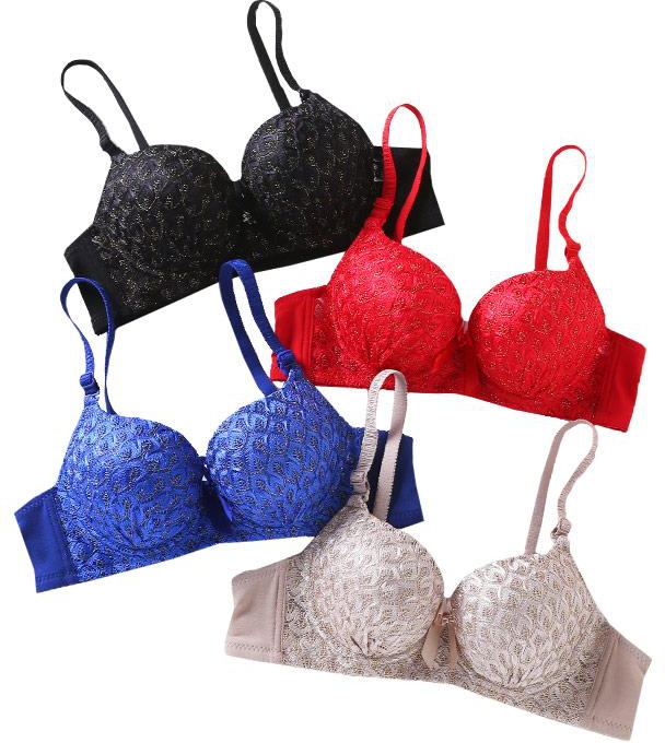 Kime Luscious Attraction Wired Bra [L27144] - 3 Sizes (4 Colors)