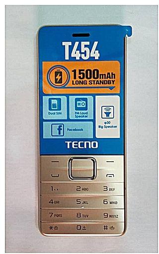 Tecno T454 Dual Sim,2.8"Screen,with Camera,1500MAH-Champagne Gold