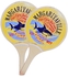 Wooden Beach Tennis Racquets 27CM Wide, 6MM Thick (Design May Vary)