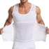 Two year warranty,hot sale mens compression shirt slimming body shaper vest fitness workout tank tops abs abdomen undershirts body shaper men black Shaper Vest L 686812