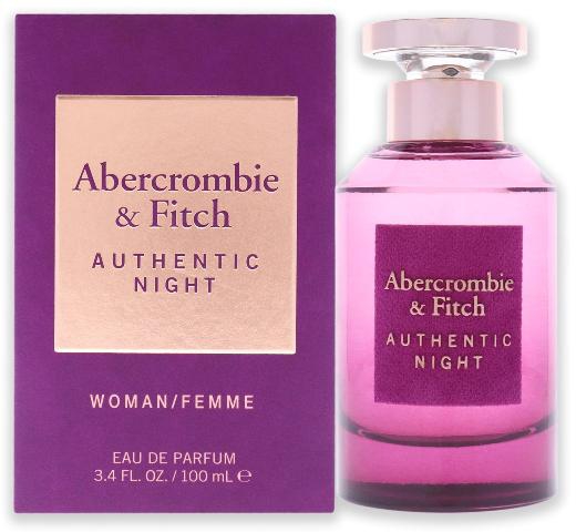 Abercrombie &amp; Fitch Authentic Night (New in Box) 100ml EDP Spray (Women)