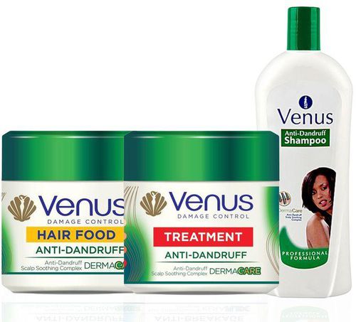 Venus Anti- Dandruff Hair Range - Anti-Dandruff Hair Food + Anti-Dandruff  Shampoo + Anti-Dandruff Treatment price from jumia in Kenya - Yaoota!