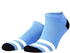 Women's Striped Blue Short Socket Socks