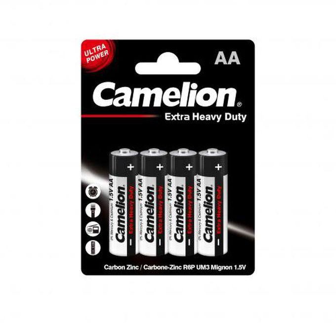 Camelion 4-Piece Extra Heavy Duty R6P-BP4B Batteries Set AA