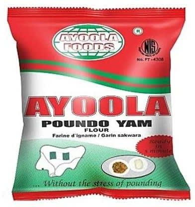 Ayoola Foods Poundo Yam Flour - 0.9kg - 5 Pieces