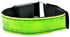 Generic LED Flash Safety Reflective Nylon Light Rechargeable Sports Wrist Belt(Green)