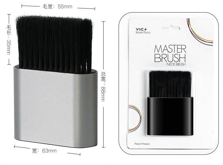 Hairworld VIC+ Master Brush - PBT Bristle (Sliver - Black)