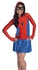Hooded Dress Kids Spider-Girl Costume comic book Superhero costume