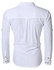 Generic MrWonder Men's Casual Slim Fit Henley Neck Long Sleeve Linen Shirt Color:White