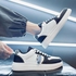 Men's Casual Shoes Breathable Shoes Running Sneakers - Black+White