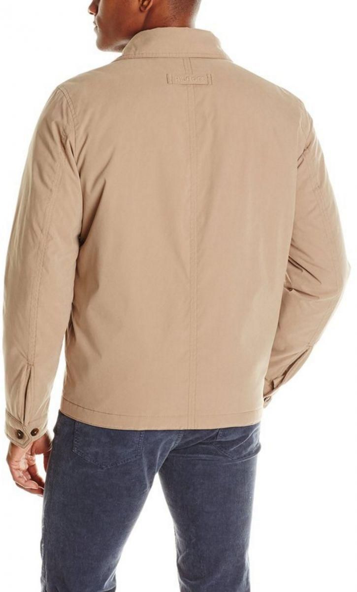 Tommy Hilfiger Beige Polyester Basic Jacket For Men
