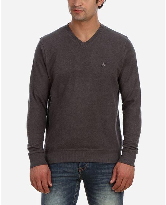 Andora Solid Sweatshirt - Grey