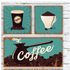 Tableau For Coffee Corner -6 Pcs - Multi Color