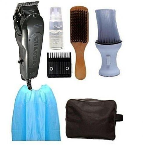 Chaoba Hair Clipper + Powder Brush + Hair Brush + Apron + Bag