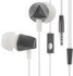 Kingyou KF01 In-ear Heaphones with Mic and1 Button Control Microphone Stereo Bass with 35mm Jack - Grey