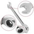Kokobuy Flexible Industrial Wrench Tool Steel Adjustable Open End Wrench Spanner Tool