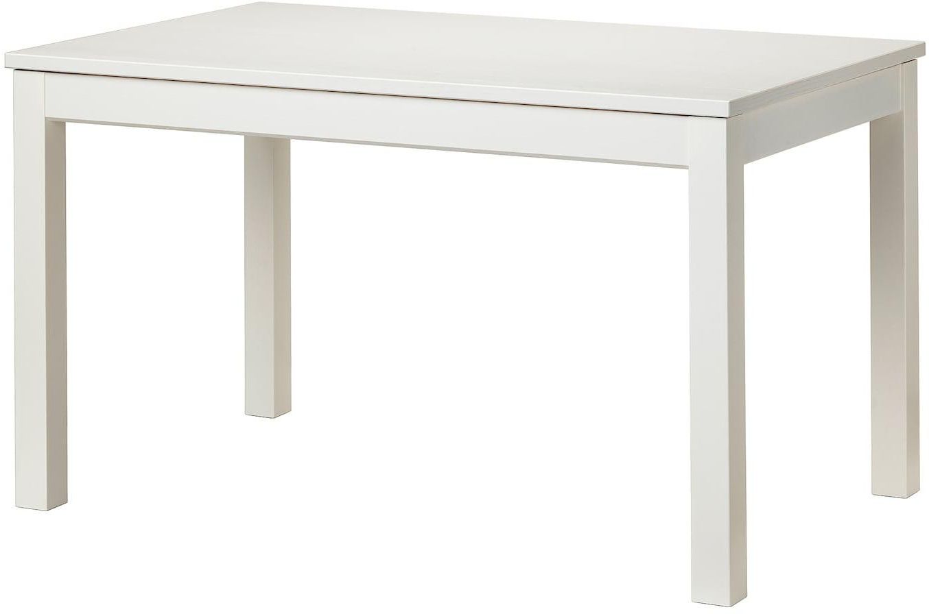 LANEBERG Extendable table - white 130/190x80 cm