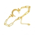 Aiwanto Golden Bracelet for Women&#39;s Gift for Wife Hand Chain