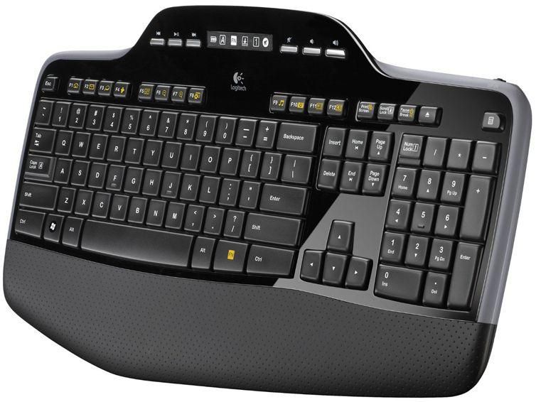 Logitech Wireless Desktop Keyboard English/Arabic - Black [MK710]