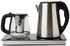 Kitchen Star Electric Kettle With Tea Pot 2 l 2200 W 9009-Black Silver/Black/Clear