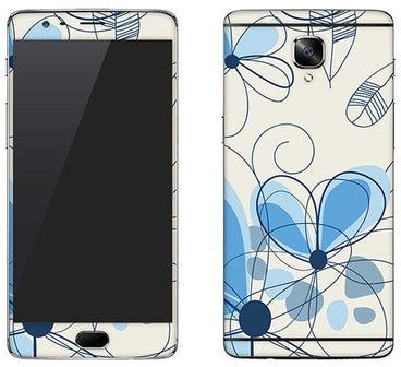 Vinyl Skin Decal For OnePlus 3 Daisy Lines