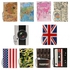 Magideal Retro Tape Passport ID Card Protector PVC Leather Holder For UK US Passport
