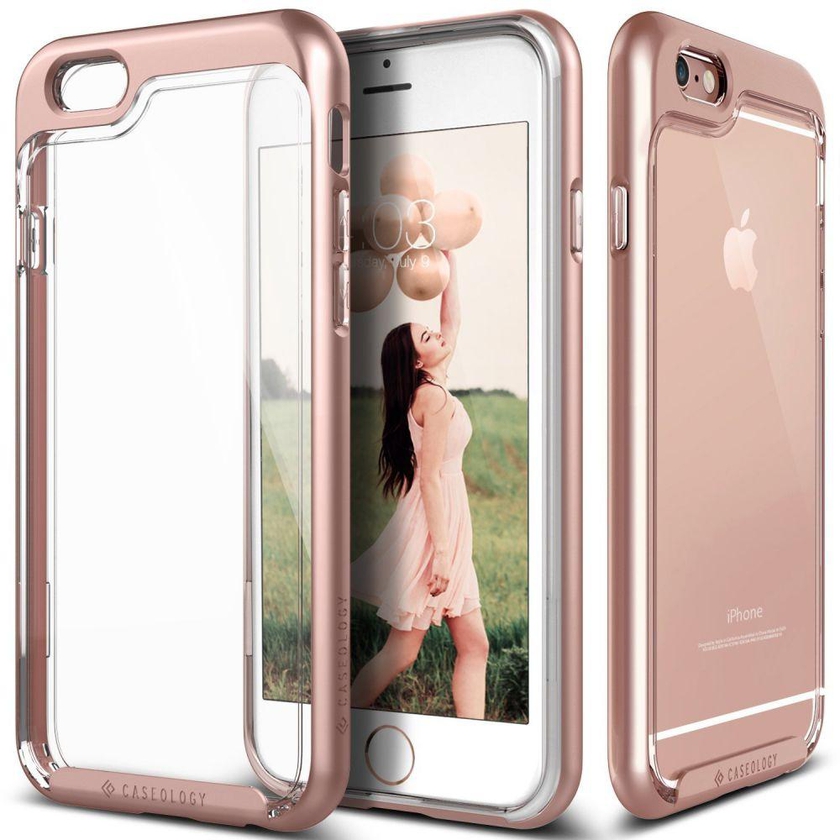 Caseology iPhone 6s / 6 Clear Back Case Rose Gold