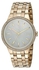 DKNY Women Park Slope'Quartz Gold Stainless Steel Mother of Pearl Dial - NY2580