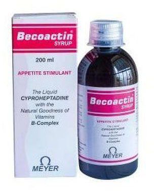 Becoactin Weight Gain Syrup Appetite Stimulant With Vitamin B Complex