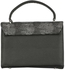 Fashion Black With Silver Tote Handbag