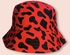 Double Face Bucket Hat -red